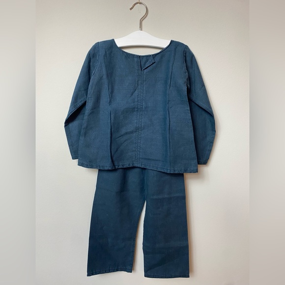 Le Vestaire de Jeanne Two Piece Linen Set 3ans - Picture 7 of 7